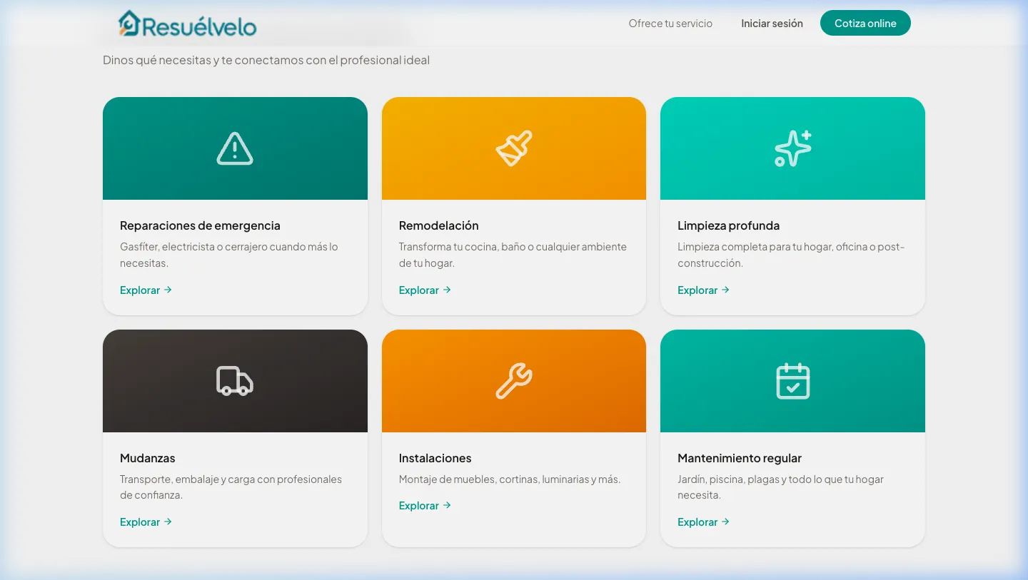 Resuelvelo.pe - Service Categories